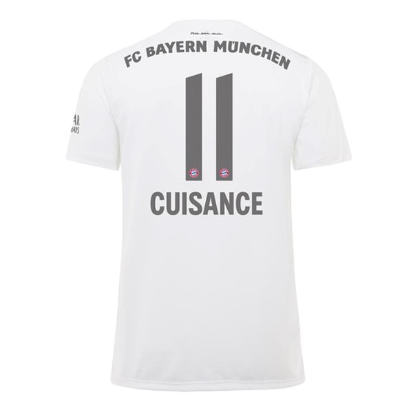 Maillot Football Bayern Munich NO.11 Cuisance Exterieur 2019-20 Blanc